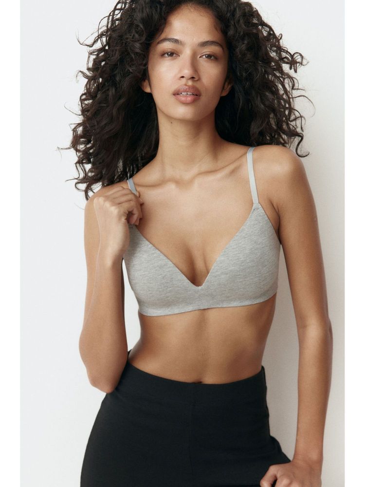H&M 2-Pack Padded Non-Wired Cotton Bras-picture-27