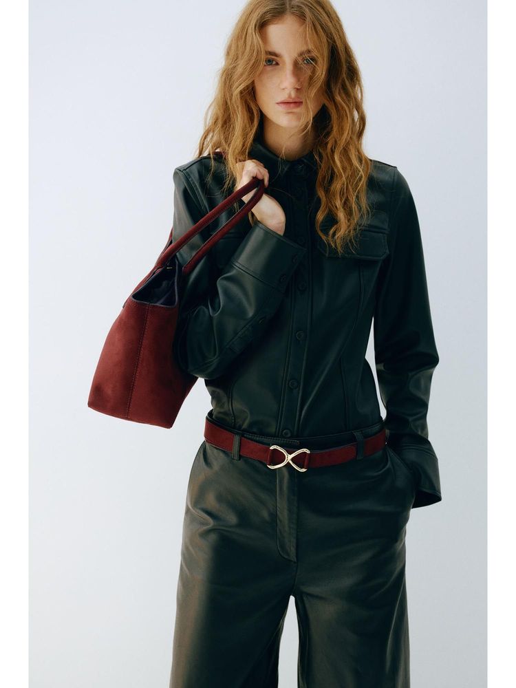 H&M Women Brown Tote Bag-picture-21