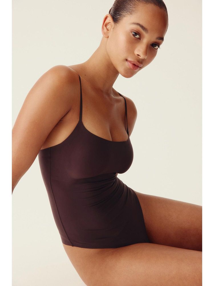 H&M Women Brown Seamless Light Shape Body-picture-22