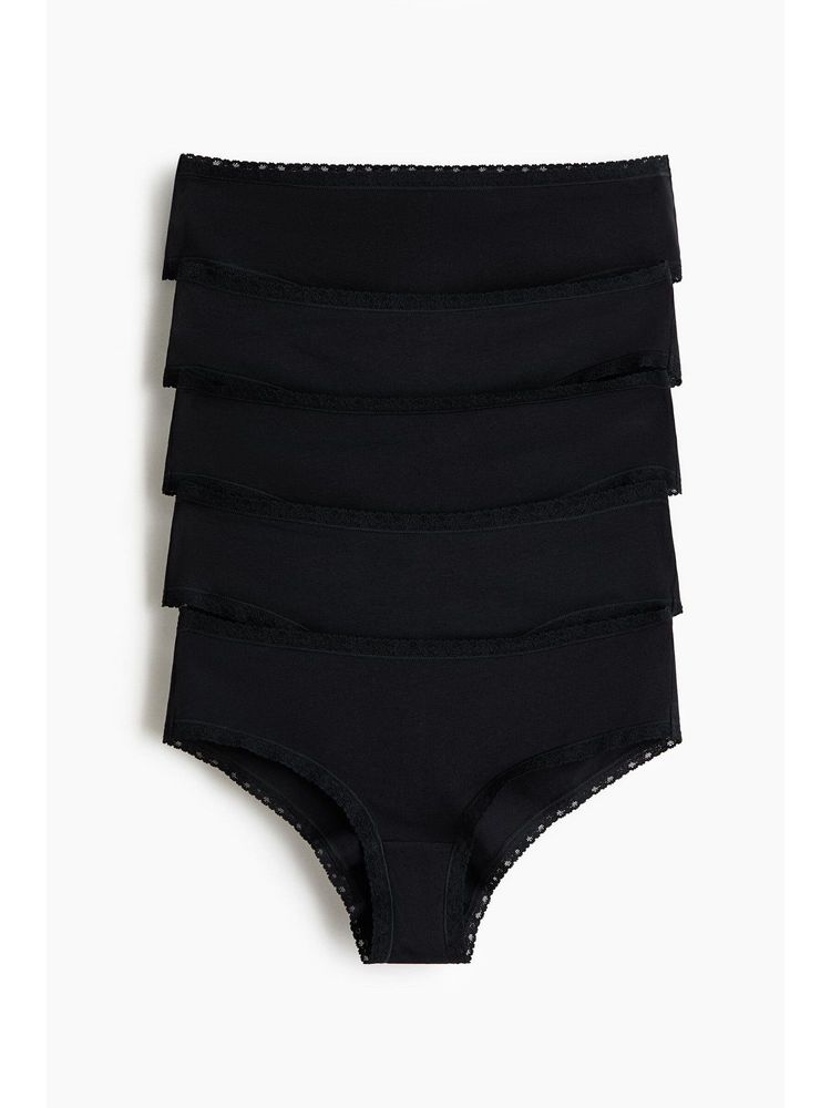 H&M Women Black 5-pack cotton hipster briefs-picture-26