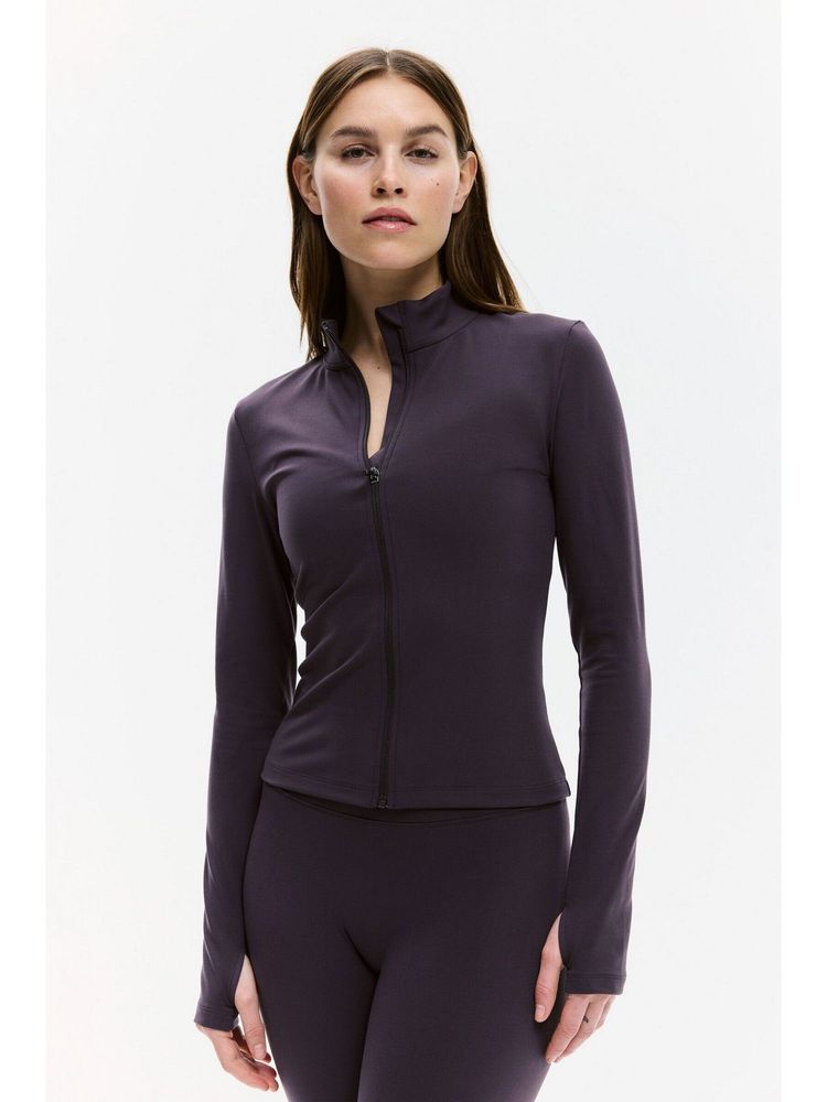 h&m move H&M Women Purple Zip-Through Sports Jacket With Softmove-picture-28
