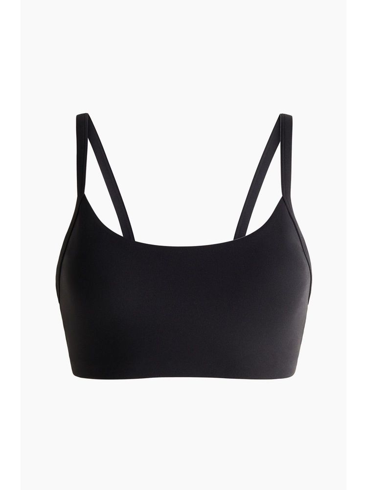 h&m move H&M Women Black Medium Support Sports Bra With Softmove-picture-21