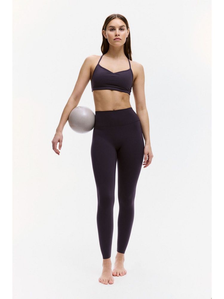 H&M MOVE Women Purple Sports Leggings With Softmove-picture-21