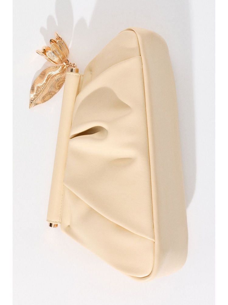 H&M Women Yellow Asymmetric clutch-picture-17