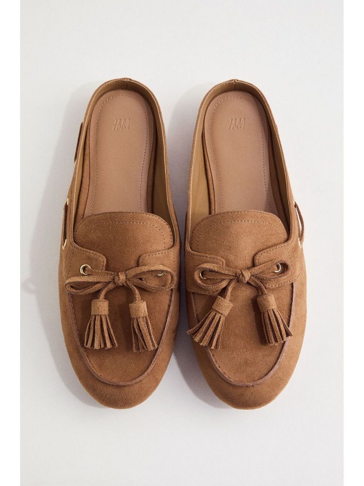 H&M Women Beige Loafer mules-picture-42