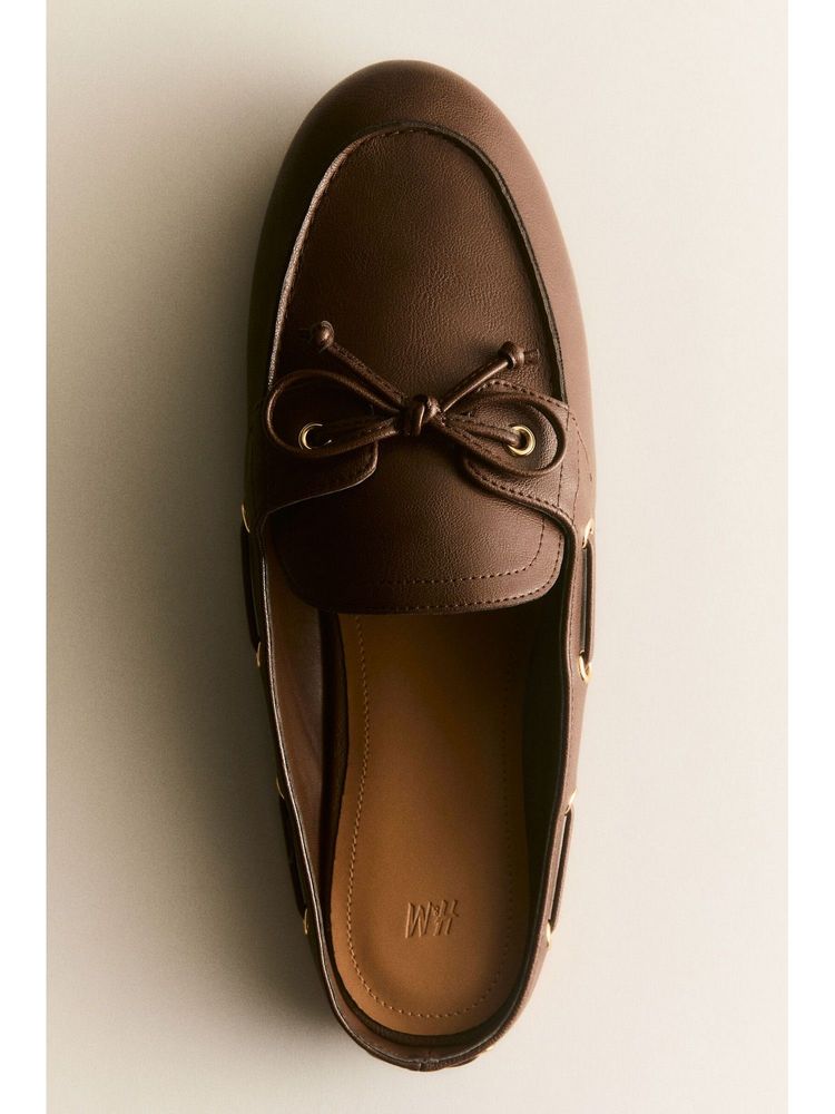 H&M Women Brown Loafer mules-picture-48