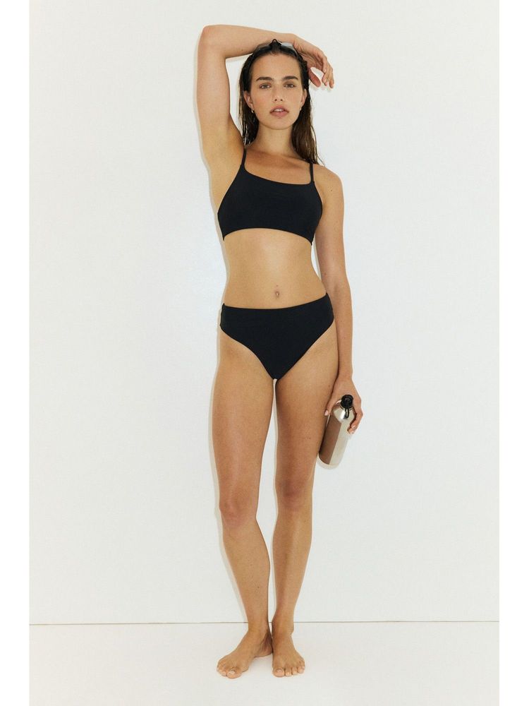 H&M Women Black Sports Brazilian bikini bottoms with Lycra®-image-28