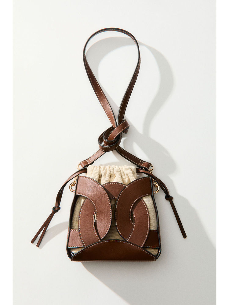 H&M Women Brown Crossbody Bucket Bag-image-8