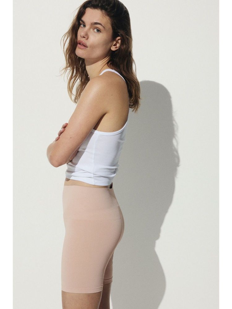 H&M Women Beige 2-Pack Seamless Medium Shapewear-picture-11