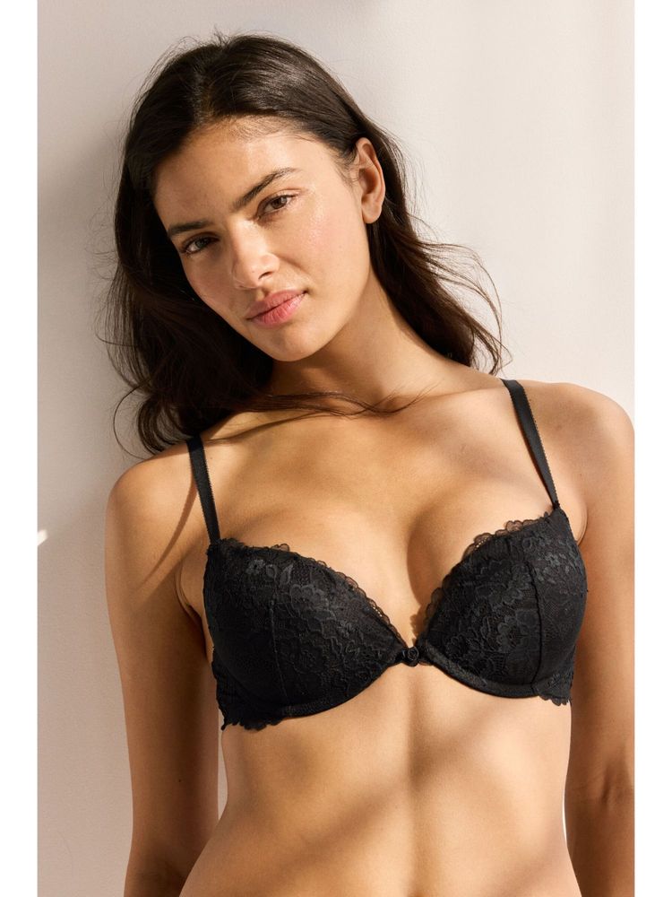H&M Women Black Lace Super Push-Up Bra-picture-38