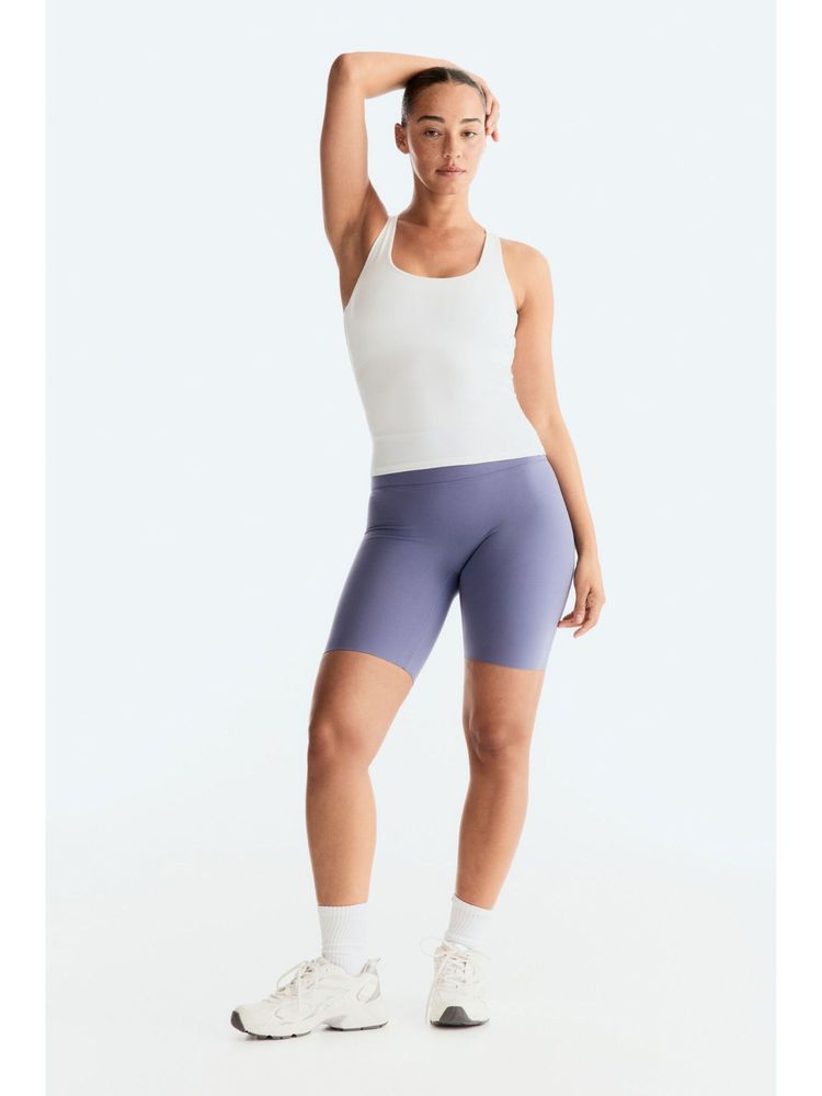 H&M MOVE Women Blue Sports Cycling Shorts With Softmove-picture-20