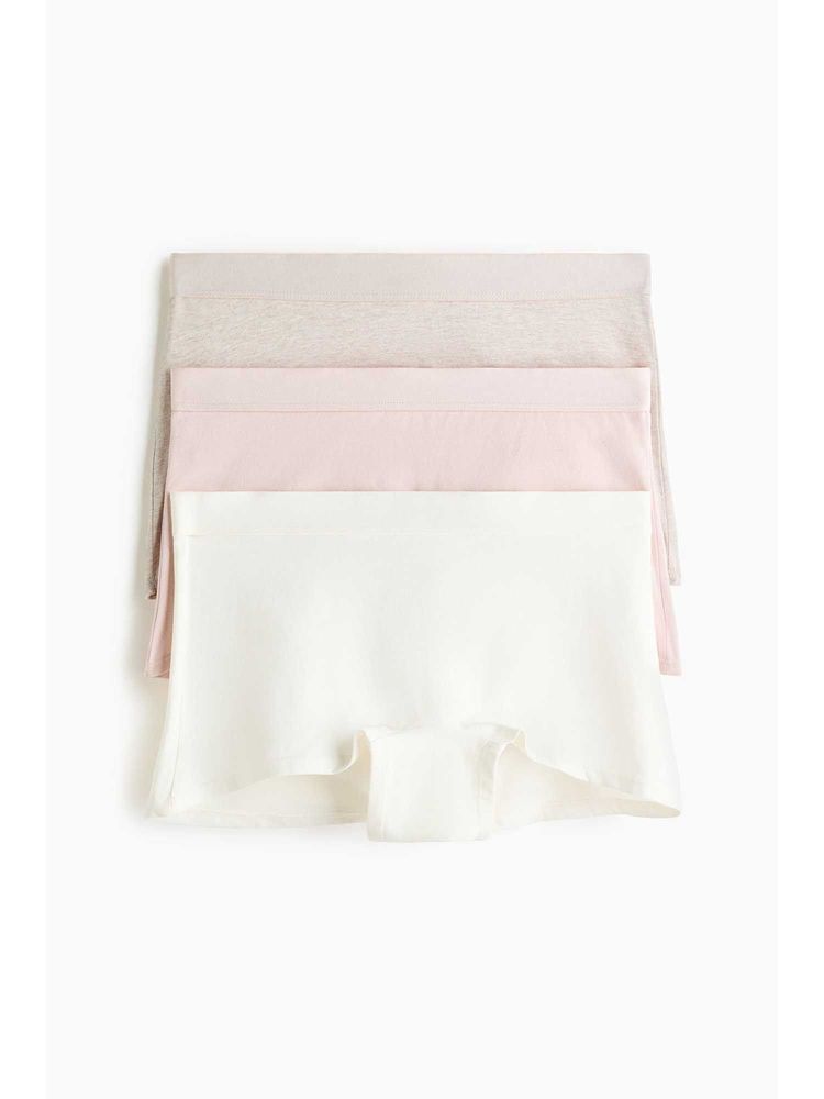 H&M Women Beige 3-Pack Cotton Boxer Briefs-picture-32