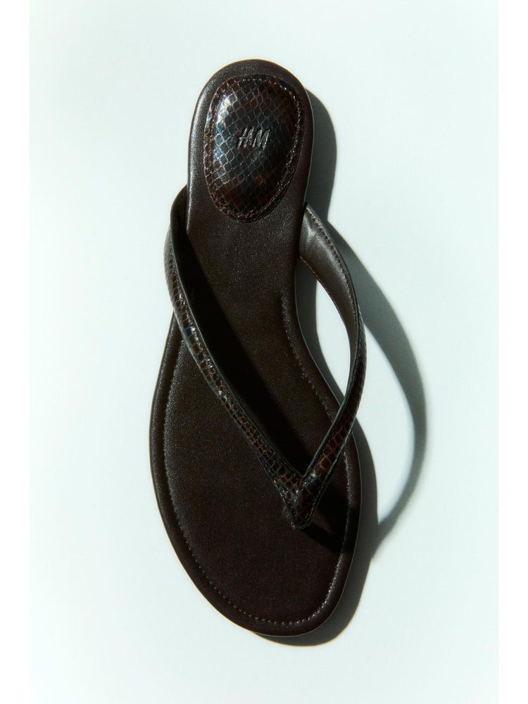 H&M Women Gold-coloured Flip-Flops-image-23