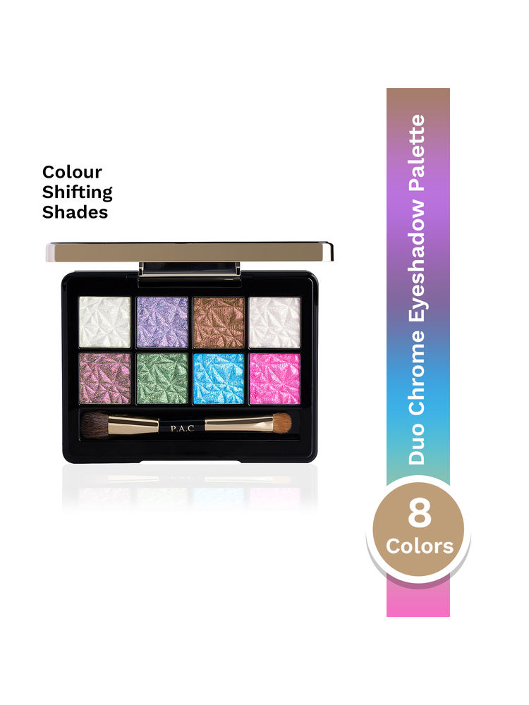 PAC Spotlight Duo Chrome 8 Colors Eye Shadow Palette Season 2-image-3