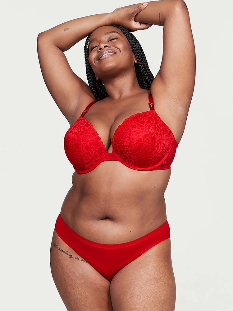 victoria's secret intimates Victoria's Secret Red Victoria's Secret Stretch Cotton Bikini Panty-picture-21