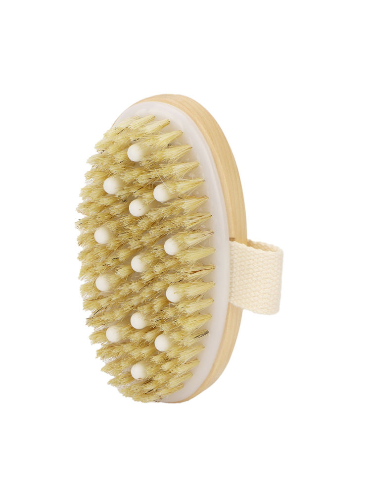 Allure Wooden Bathing Brush Natural Bristle Body Brush-image-2