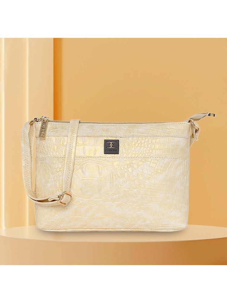 ESBEDA White Printed Pu Slingbag-picture-15
