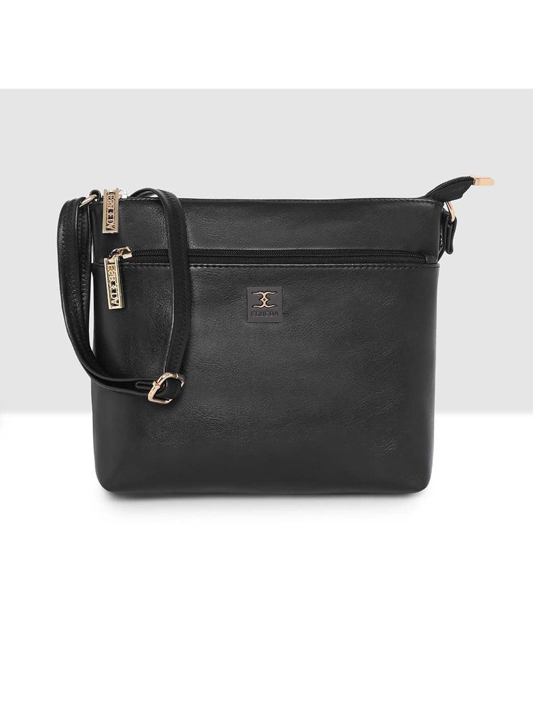 ESBEDA Black Solid Pu Slingbag-picture-25
