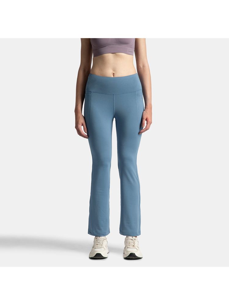 Jockey Mw77 Women Microfiber Elastane Regular Fit Active Wear Straight Track Pant - Frost-image-34