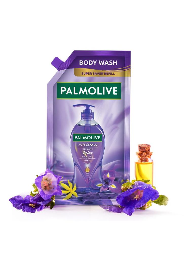 Palmolive Iris & Ylang Ylang Essential Oil Aroma Absolute Relax Body Wash Refill Pack-image-2