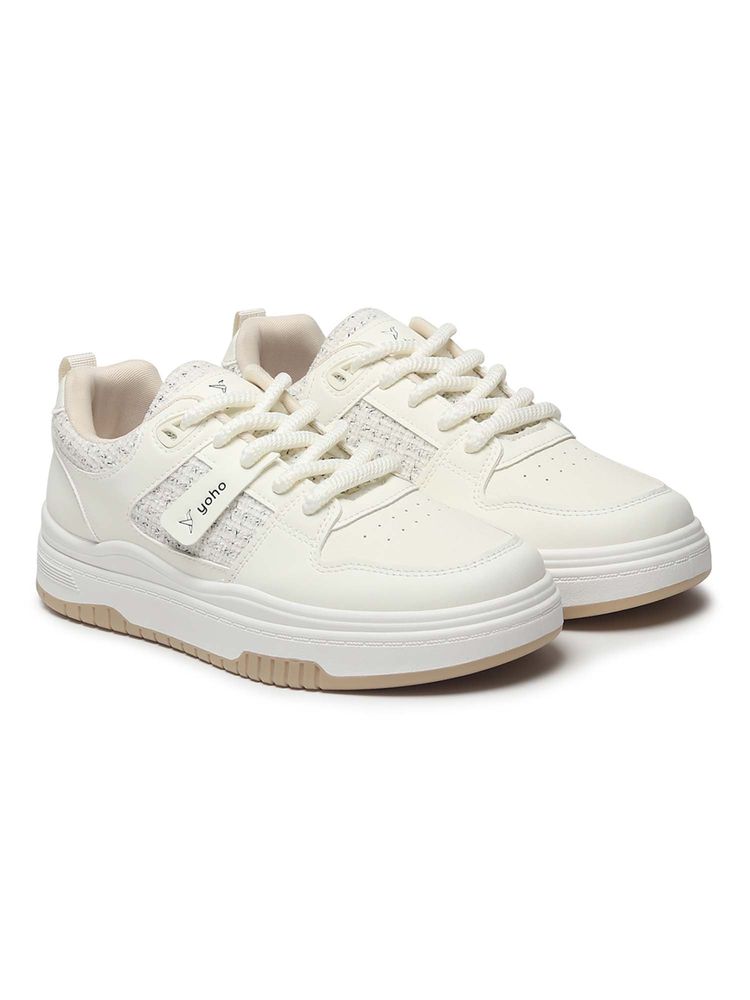 Yoho White Pu Pair Of Sneakers-picture-13
