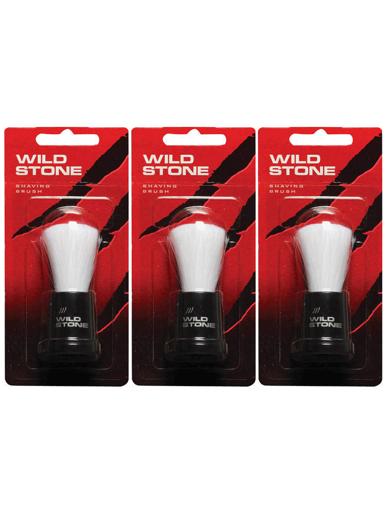 Wild Stone Musk Shaving Brush - Pack of 3