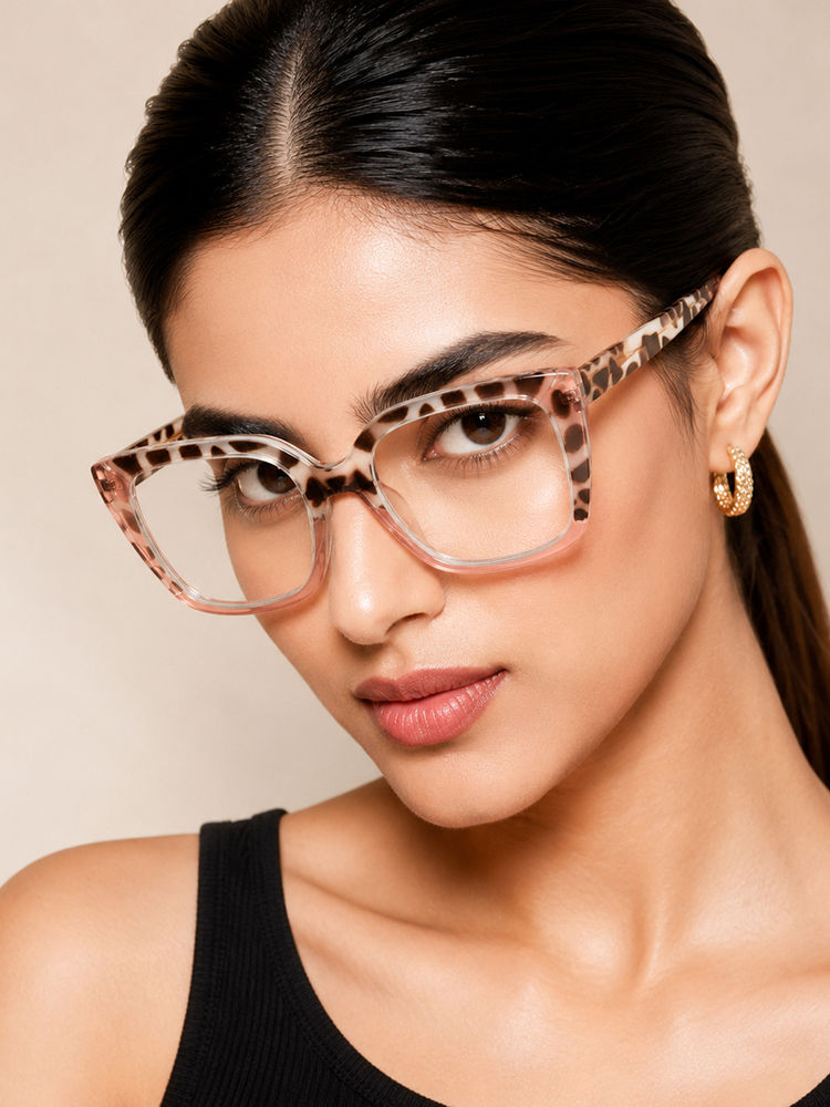 PERKEY Unisex Square Multi-Color Eyeglass Frame - OPTL002-C2 (51)-picture-15