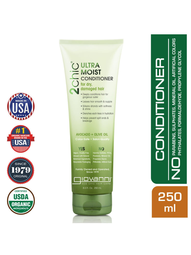 Giovanni Organic 2Chic Olive Oil & Avocado Ultra-Moist Conditioner-image-18