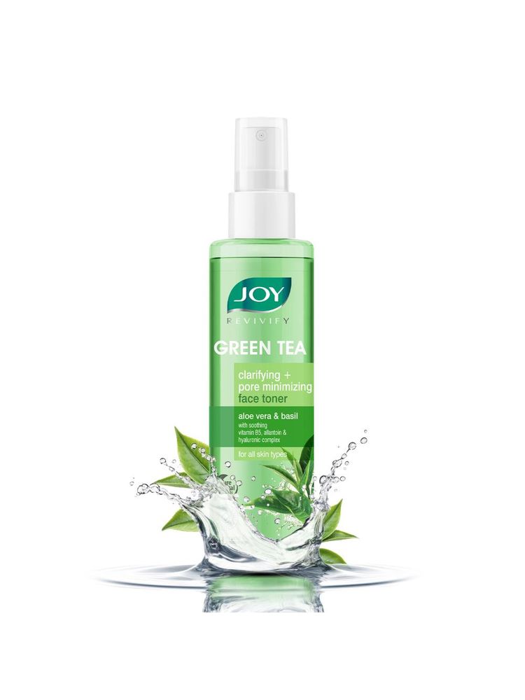 Joy Green Tea Clarifying Face Toner with Aloe Vera - pH Balanced, Alcohol Free & For All Skin Types-image-12
