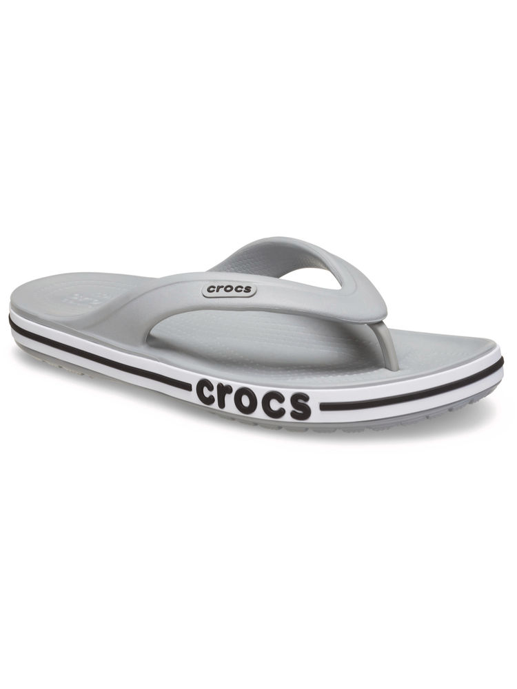 Crocs Unisex Bayaband Flipflops Grey