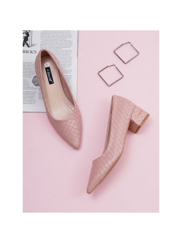 Sherrif Shoes Women's Pink Color Heels-image-36