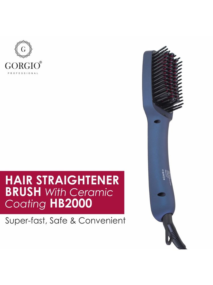 Gorgio Professional Simply HairStraightning Brush Instant Straight ceramic coating - HB2000-picture-11