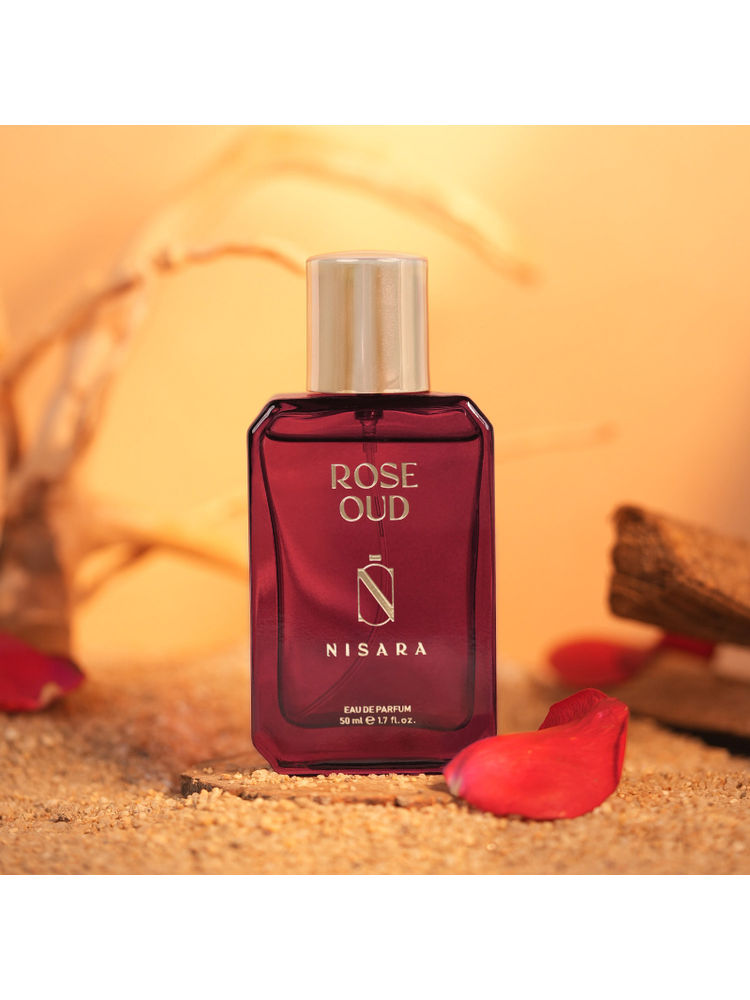 NISARA Rose Oud Eau De Parfum For A long Lasting Rose & Amber Fragrance - Perfume For Men & Women-image-27