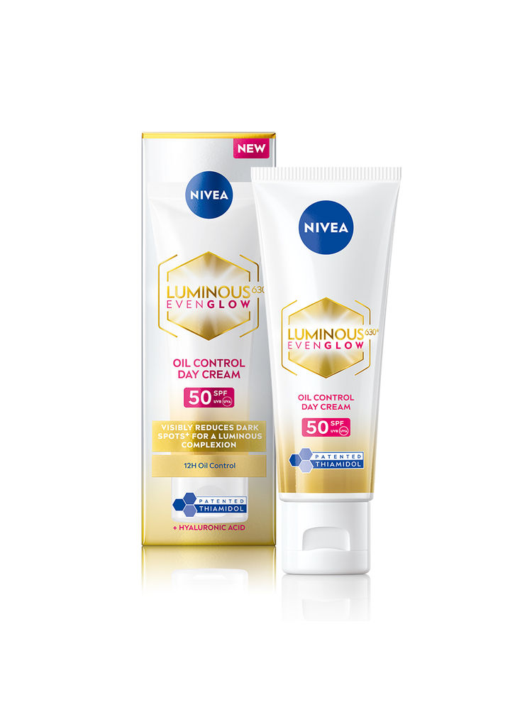 Nivea Luminous Even Glow Oil Control Day Cream Spf 50,Thiamidol Uv Protection & Reduces Dark Spots-picture-17
