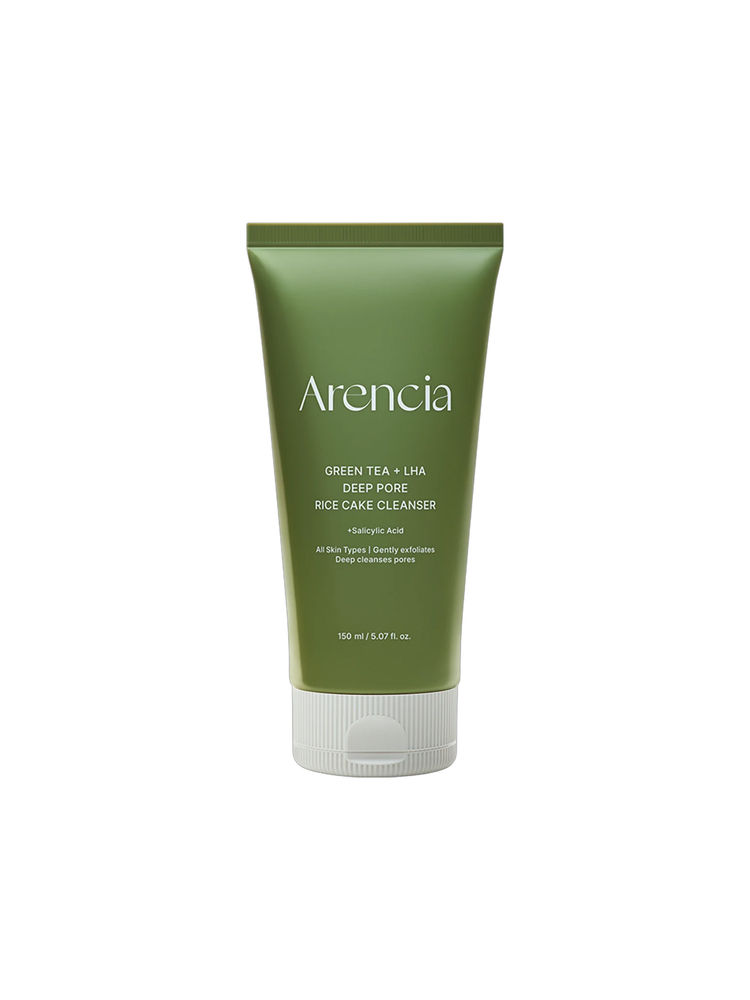 Arencia Green Tea + LHA Deep Pore Rice Cake Cleanser-image-6