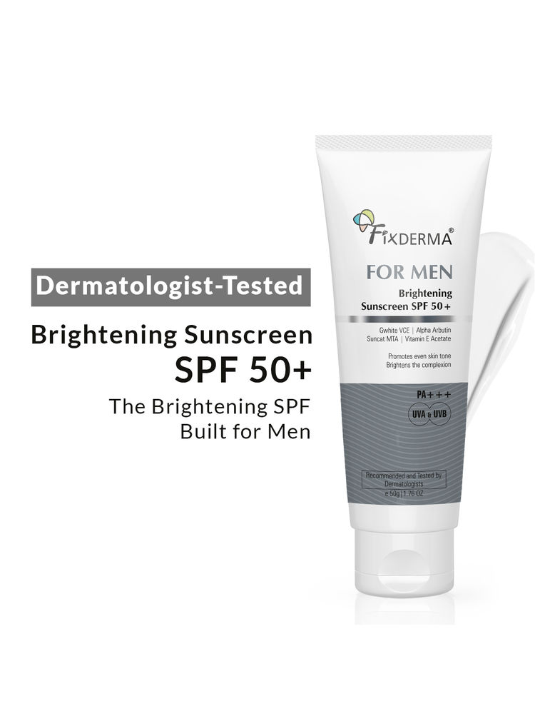 Fixderma Brightening Sunscreen SPF 50 PA+++ For Men-image-2