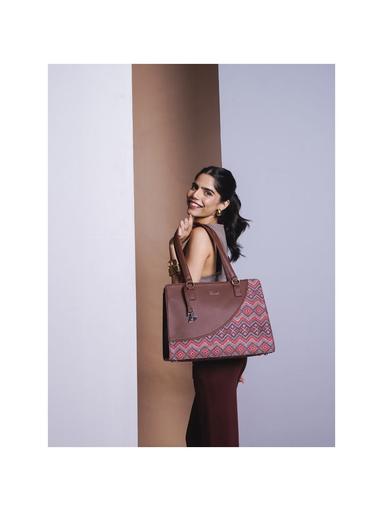 Zouk Gwalior Weaves Office Essential Shoulder Bag-picture-18