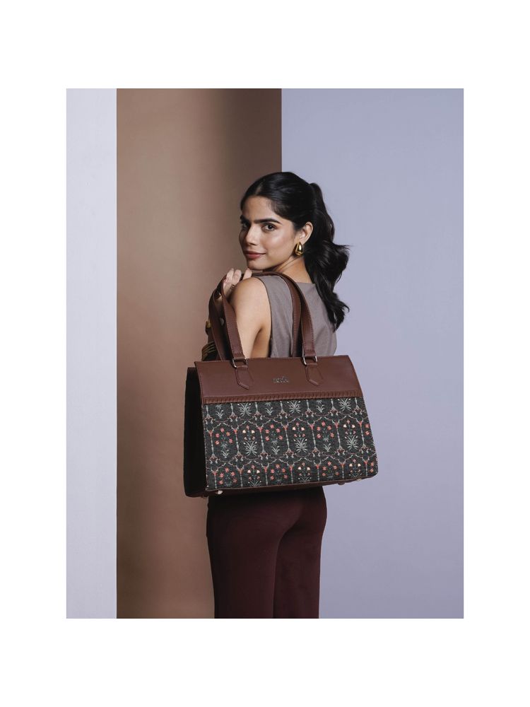 Zouk Taj Guldasta Statement Business Shoulder Bag-image-49