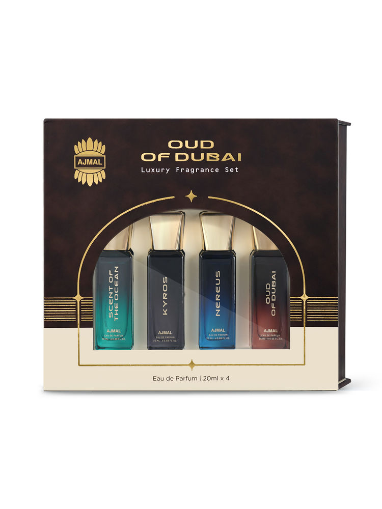 Ajmal India Oud Of Dubai Gift Set - Pack Of 4-picture-11