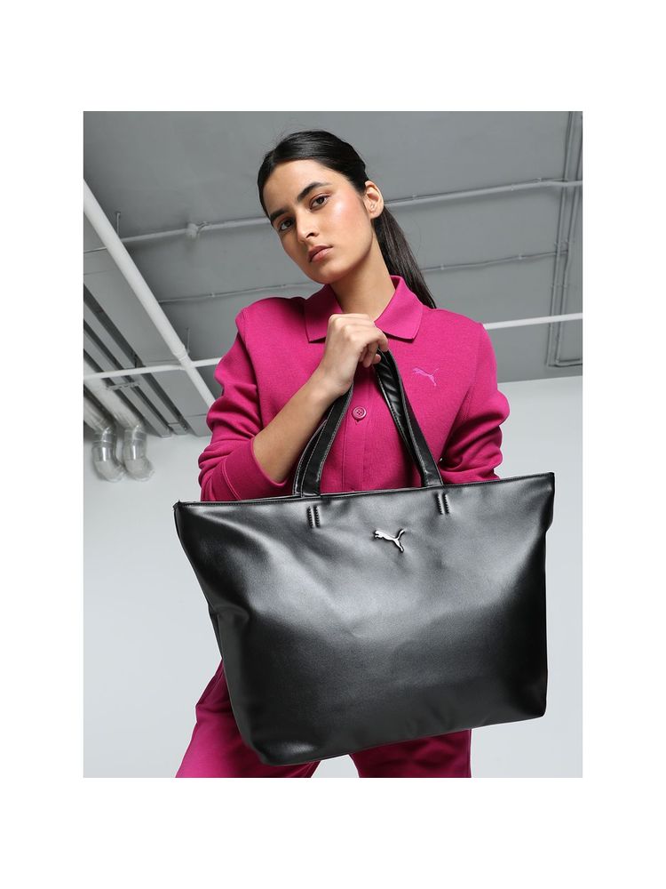 Puma Black Pu Zen Women's Tote Bag