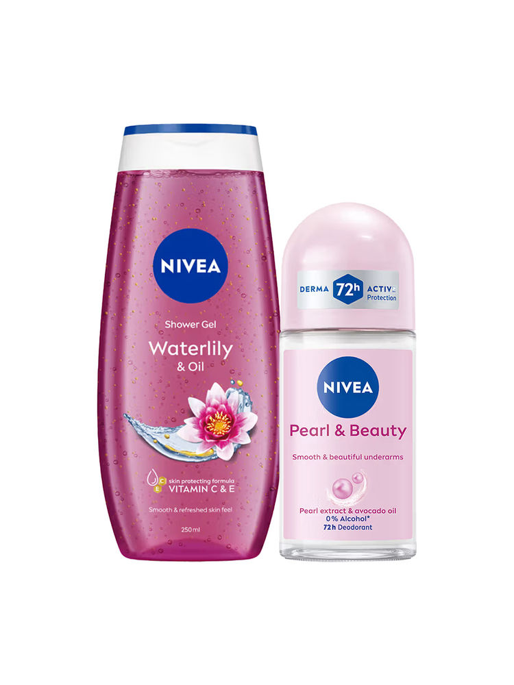 NIVEA Bestselling Summer Essentials Duo - Roll on + Shower Gel Combo-picture-4