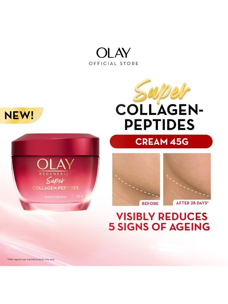 Olay Super Collagen Peptides Moisturizer For Firm & Lifted Skin, Reduces 5 Signs Of Ageing-picture-14