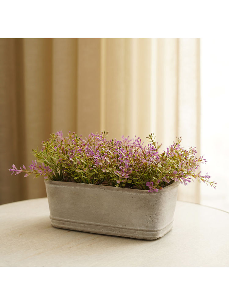Pure Home + Living Potted Purple Faux Blossom Plant-image-31