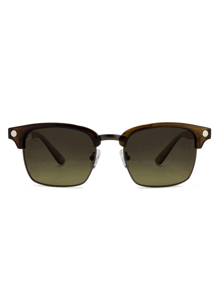 Vincent Chase by Lenskart by Lenskart Brown Clubmaster Sunglasses - VC S10681/P-picture-46
