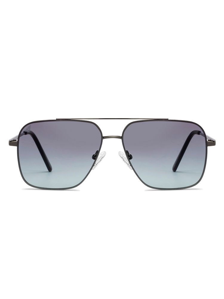 Vincent Chase by Lenskart Gunmetal Small Irregular Sunglasses With Cleaning Cloth And Hard Box-picture-10