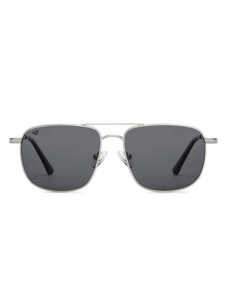Vincent Chase by Lenskart Silver Small Square Sunglasses With Cleaning Cloth And Hard Box-picture-30