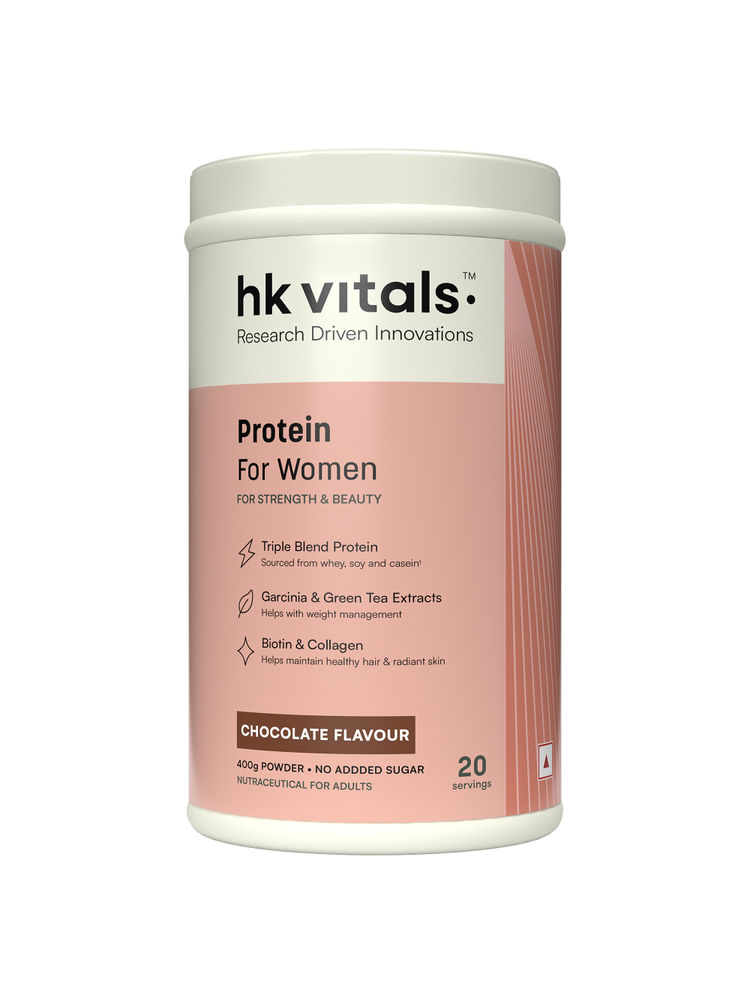 HealthKart Hk Vitals Proteinup Women, With Collagen, Biotin, Vitamin C & E (chocolate)