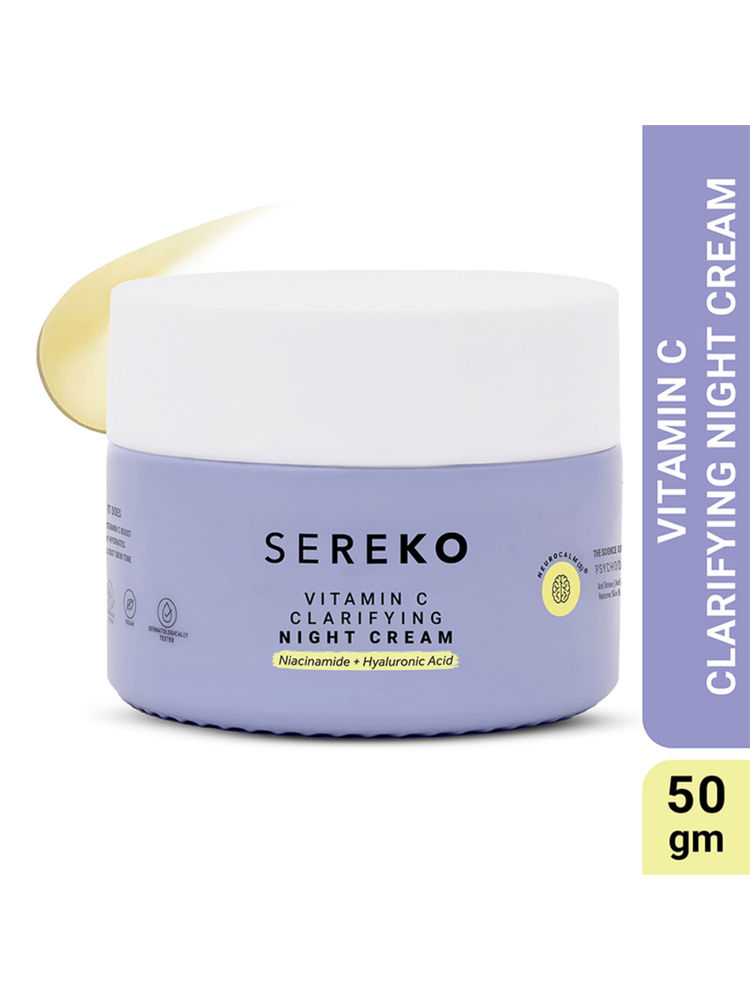 Sereko Vitamin C Clarifying Night Cream With Hyaluronic Acid & Niacinamide Skin Brightening-picture-25