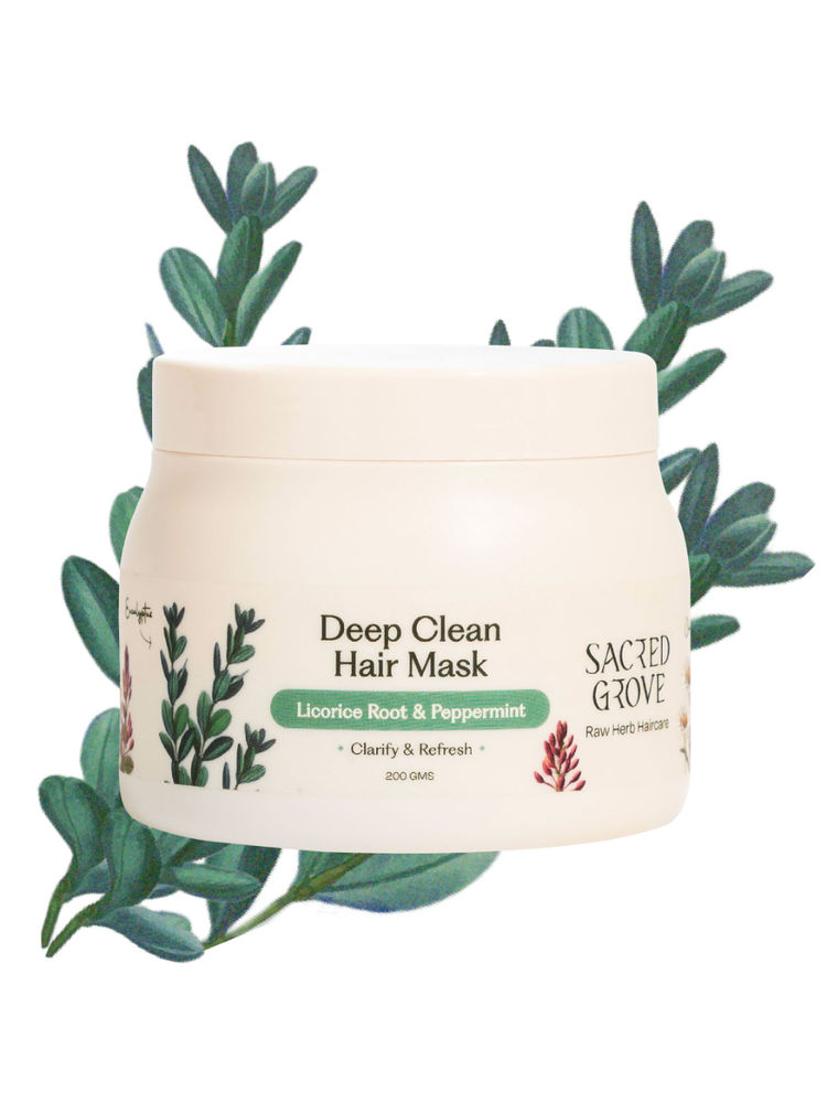 Sacred Grove Clarifying Scalp Detox Mask for Oily & Greasy Scalp Herbal Hair Mask for Buildup & Itch-picture-8