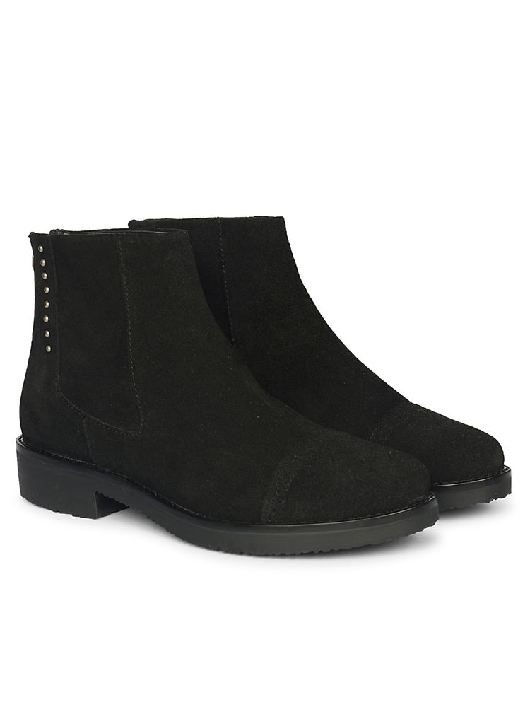 Viviblu Women Black Chelsea Boots